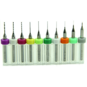 Set de brocas para taladrar 0.1mm a 1mm para pcb